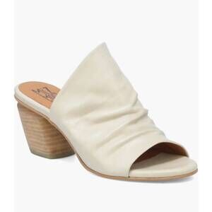 NEW MIZ MOOZ women's leather ainsley slide sandal in white